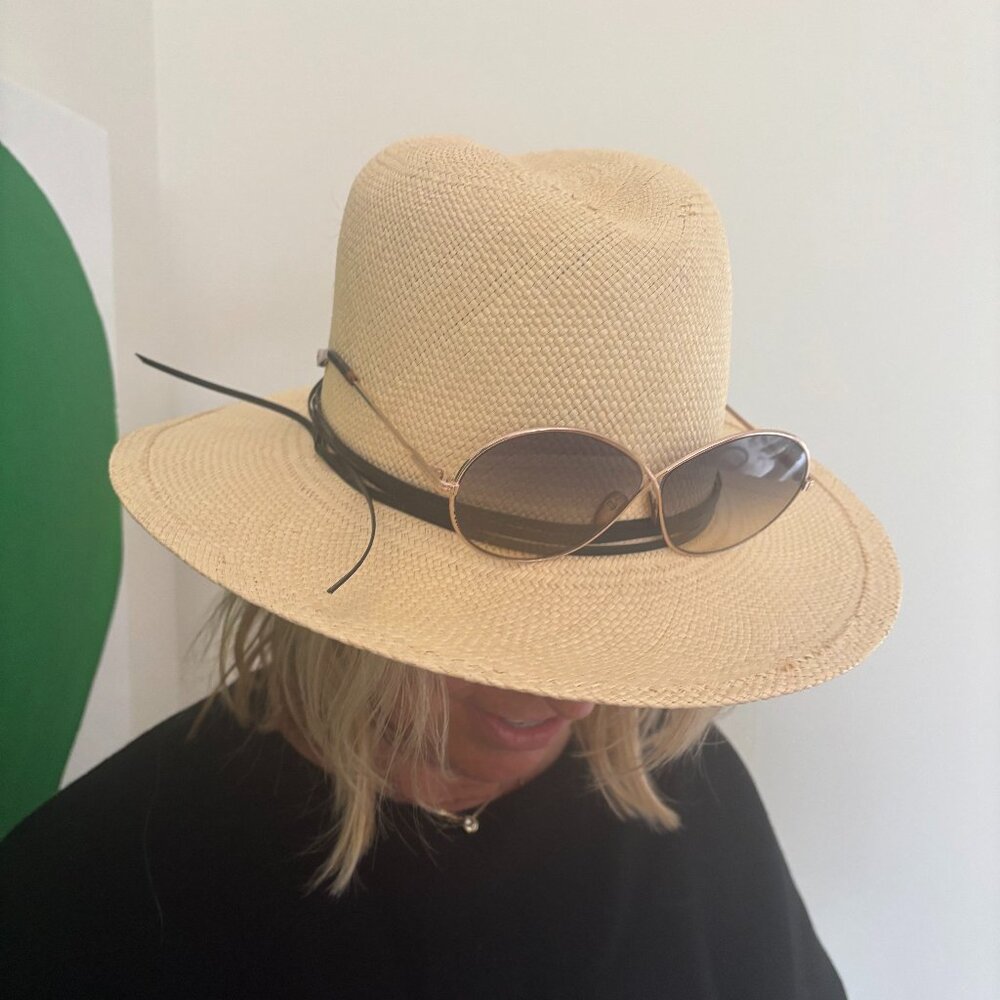 Hat Attack Natural Straw Fedora – Made in USA